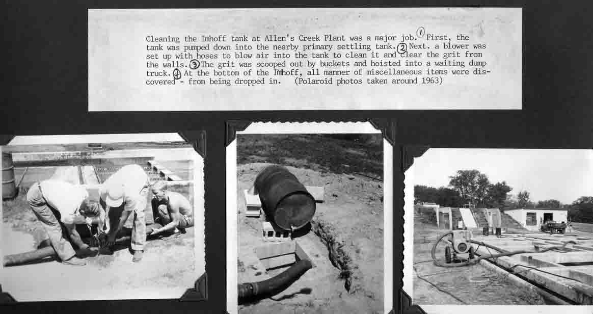 1963 Allens Creek Cleaning Sludge Pits